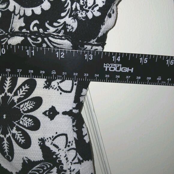 Antonio Melani Black White Damask Floral Sheath Dress Women’s Size 2 Career - Picture 5 of 14